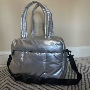 Calpak Luka Duffle Bag, silver